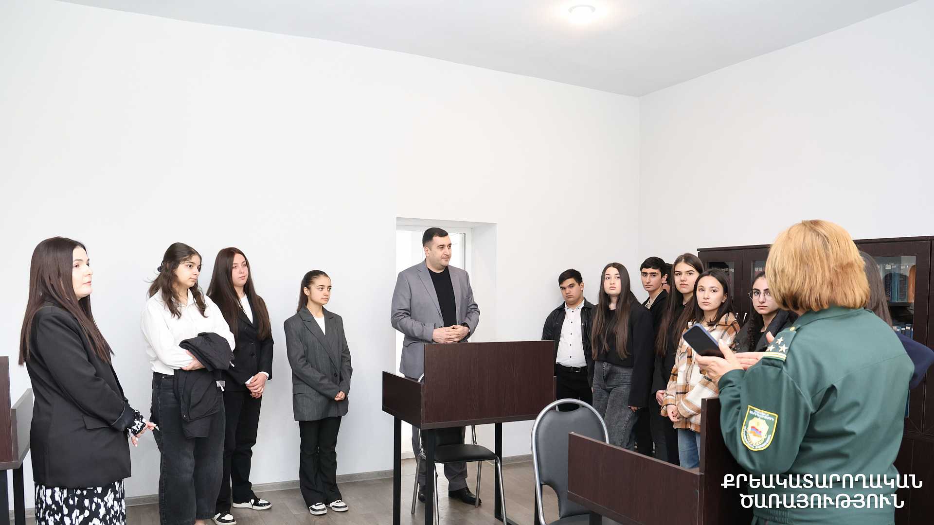 Աշակերտների համար կազմակերպվել էր ճանաչողական շրջայց «Աբովյան» քրեակատարողական հիմնարկում 